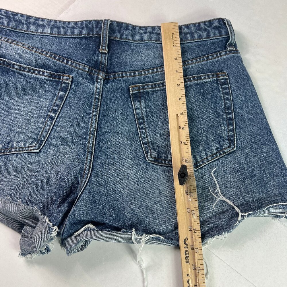 Kut From The Kloth Jean Short Women 36* Taylor High Rise Blue Denim Jorts Tag 14 - Picture 9 of 15